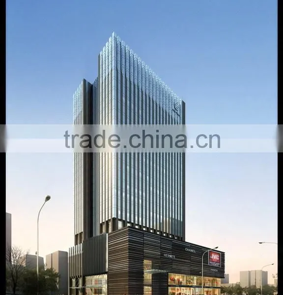 Powder Coating,anodized and PVDF Aluminum Curtain Wall photo-3