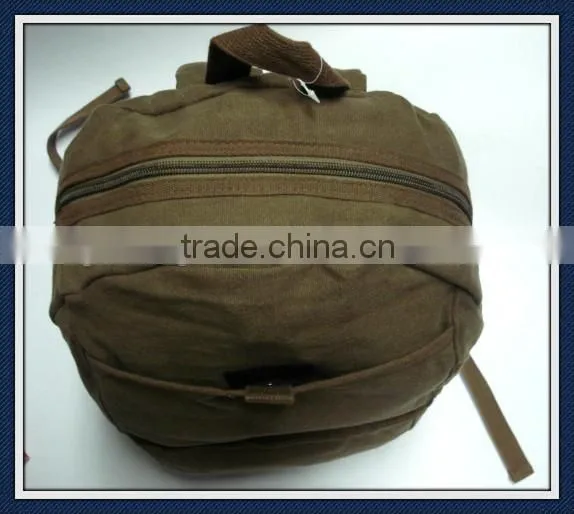 Washed Canvas Backpack Bag photo-6
