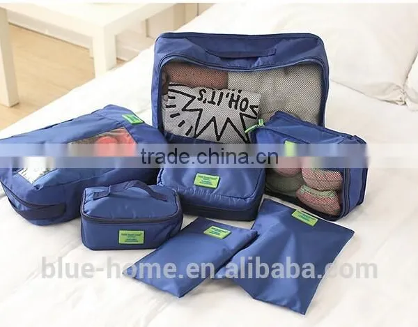 Made in China Women Trave Insert Handbag Clothes Pants Sundries Storage Bag Sets 7 Pcs photo-2