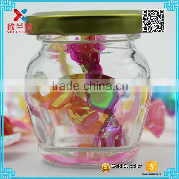 HOT Mini Small and Large Airtight Fancy Storage Clear Glass Candy Jar photo-2