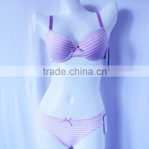 Private Label Lingerie Lovely Bra and Panties Girls Underwear Set photo-3