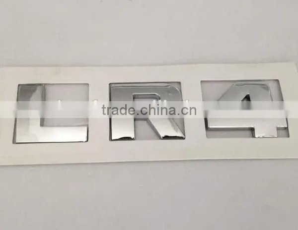 2015 Hot Sale ABS Chrome Badges Sticker Car Chrome Letter photo-2