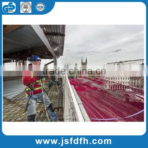Red Color Nylon or Polyester Construction Safety Net photo-2
