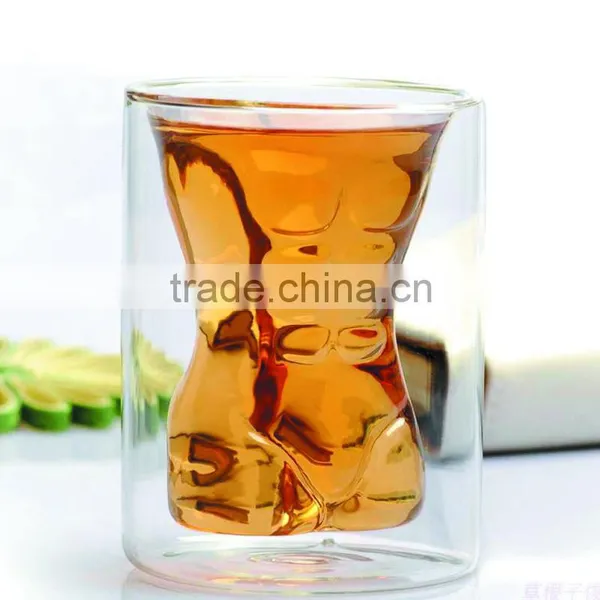 Premium Lovers Teacup 200ml Tea Cup With Man and Woman Style Special Couple Teaware Boorsilicate Glass Teaset photo-2