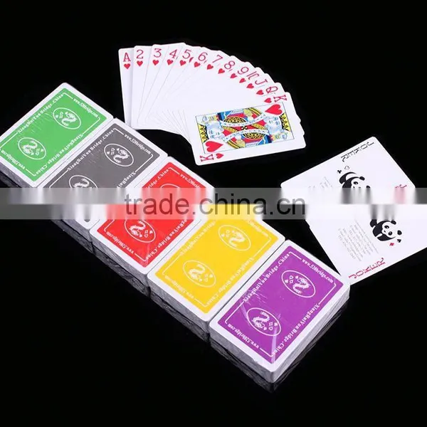 Custom Hot Selling Casino Playing Cards Colorful Weighted Playing Cards Glossy Casino Poker Cards ---DH20548 photo-4