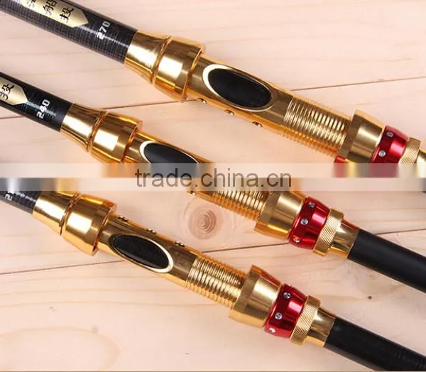 2016 New Style Super-hard Carbon Telescopic Fishing Rod Throwing Long Shot Rod Length 2.1M/2.4M/2.7M/3.0M/3.6M photo-2