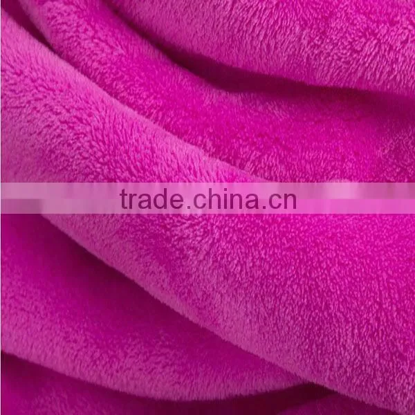 High Qualiuty Coral Fleece Fabric for Promotion Blanket