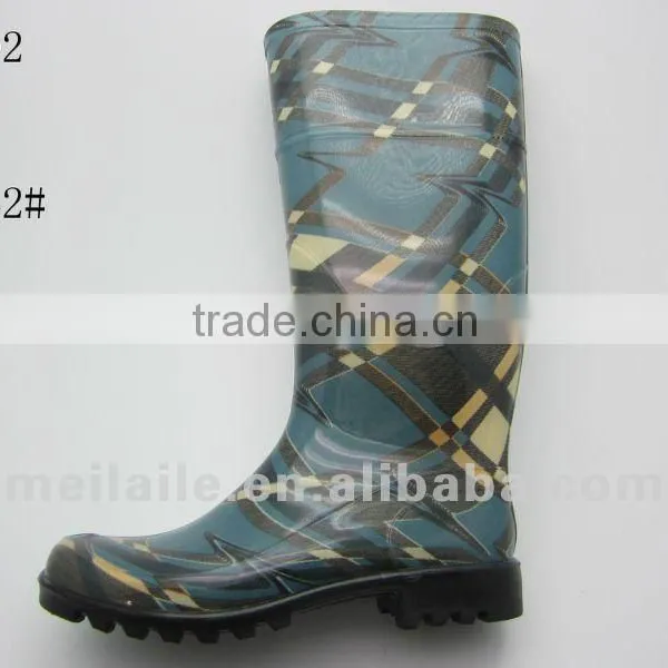 Fashion PVC Women Rain Boots