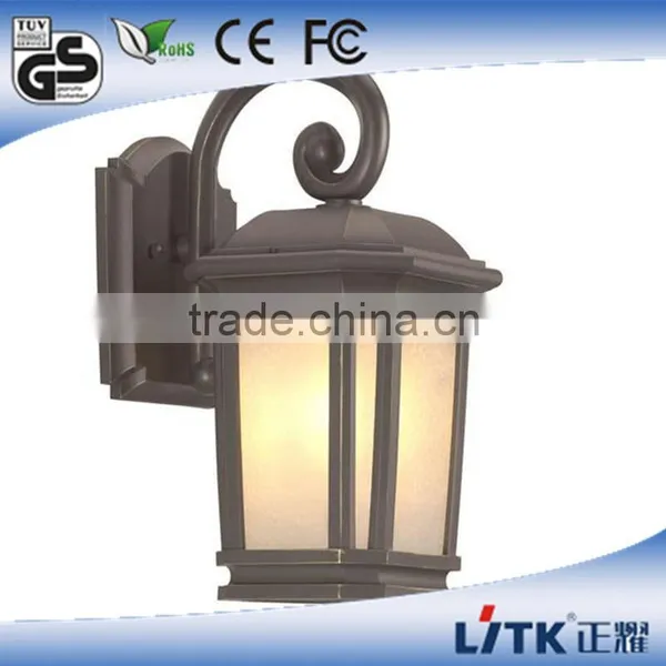Portfolio Corrigan 14.12-in H Dark Brass Post Light photo-6