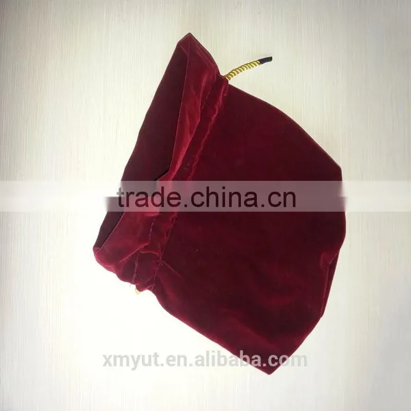 Custom Drawstring Bag Velvet Bag Wine Bag photo-3