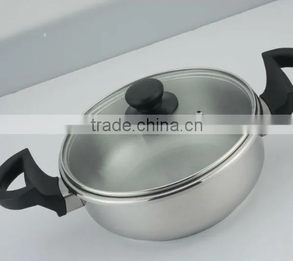 New Model 18/8 Stainless Steel Cookware, Suitable to Gas Stove & Induction Cooker DSC 22cm 3L+7L photo-6