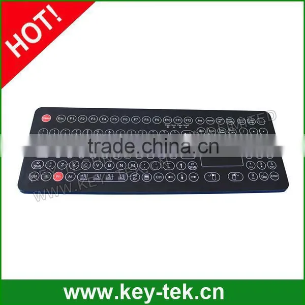 Industrial Membrane Keyboard Stand Alone With Ruggedized & Sealed Touchpad photo-3