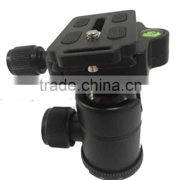 DS009-1H New Adjustable Aluminum Alloy Ball Head for Tripod and Monopod photo-3