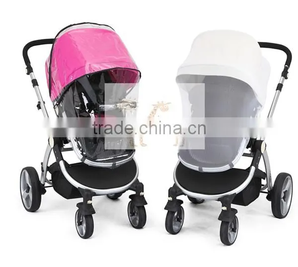 2016Baby Stroller European Standard High Quality And Comfortable 3 in 1 Fuctions Deluxe Reversing Handle Baby Stroller photo-2