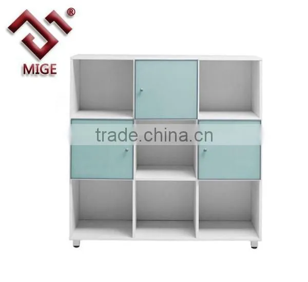 3 Doors Square File Cabinet Sale with Metal Base