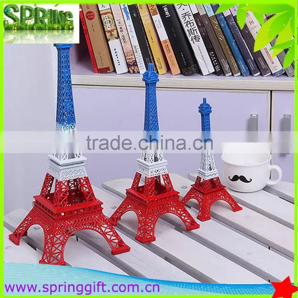 Promotional Gift Colourful France Flag Design Paris Eiffel Tower Model photo-3