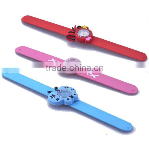 2016 Creative Custom Made Soft Silicone Slap Watch Band for Kids photo-6