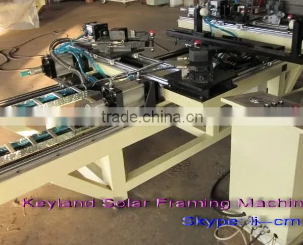 2013 Hot Sale Hydraulic Drive Solar Panel Framing Machinery For Sale photo-3