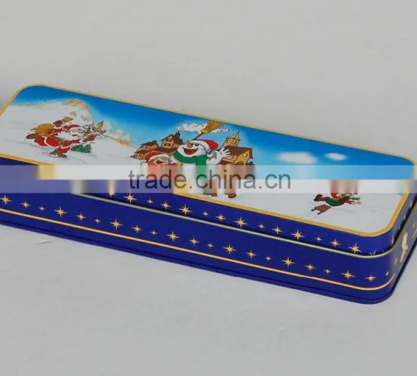 Beautiful Stationery Rectangular Tin Pencil Case&Nice-can Hot Sale Tin Pencil Case photo-3