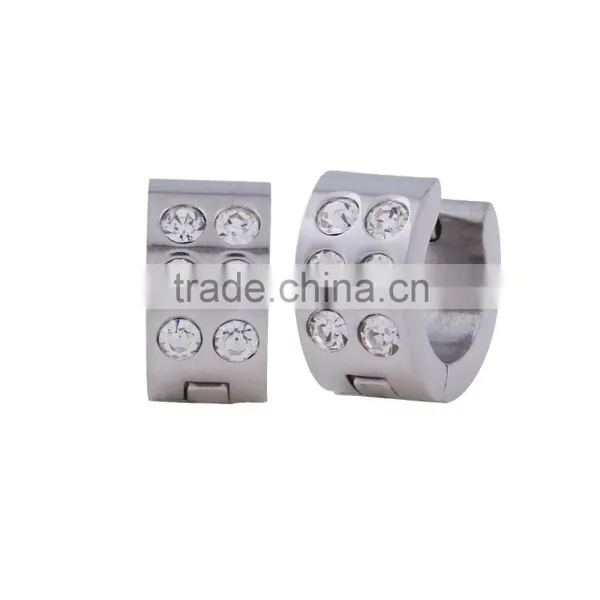 Hot Selling Unisex Huggie Earrings Stainless Steel Earrings Wholesale photo-2