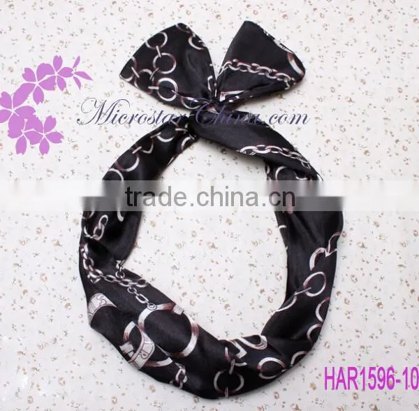 IN STOCK Girls Stretch Knot Rabbit Bow Headband Hairband Strip Headwear Wholesale photo-6