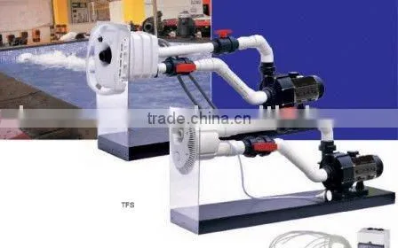 Swimming pool current counter jet stream pump