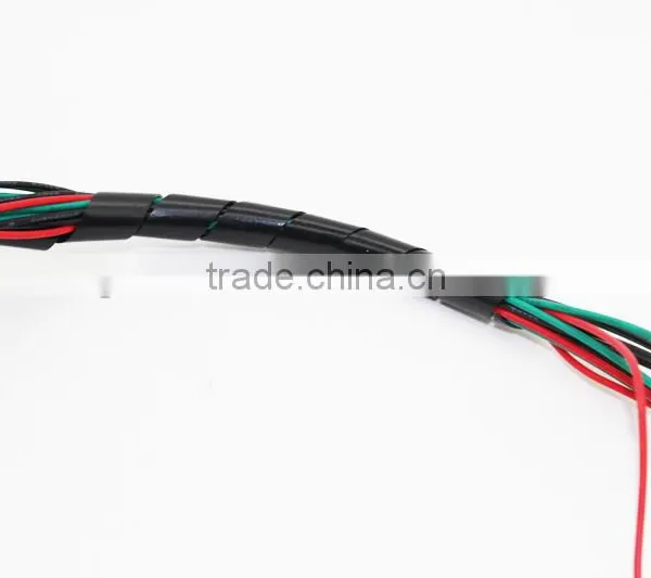 2016 Black Diameter 6mm 33Ft.(10M) Spiral Cable Wire Wrap Tube PC Manage Cord photo-3