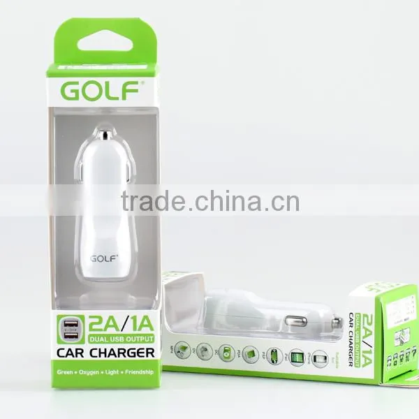 Hot Sellling 5v 2a Dual Usb Output Universal Mini Car Charger for Ipad and Mobile Phone photo-2
