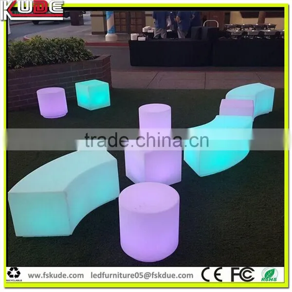 Rechargeable Illuminated Hotel Club Plastic LED Lighted Bar Counter photo-2