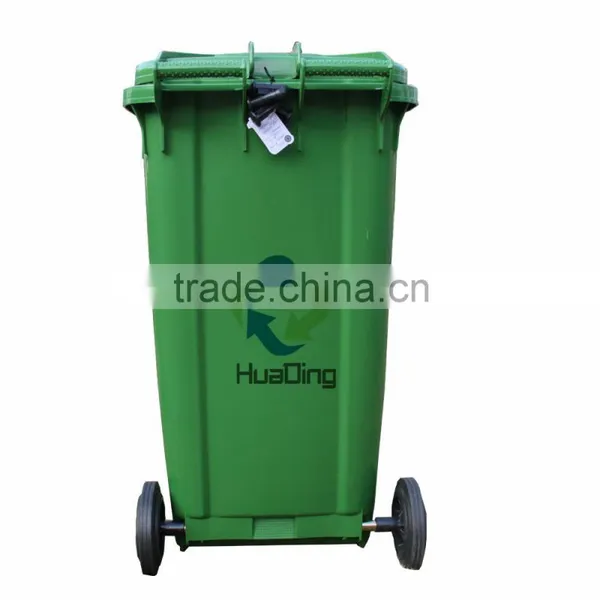 Factory Price !!! Top Quality Outdoor 240 Liter Plastic Waste Bin With Wheels photo-3