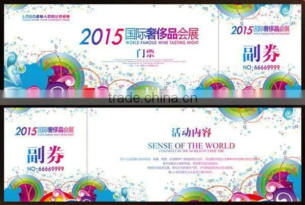 Custom Design Thermal Paper Raffle Tickets Printed photo-2