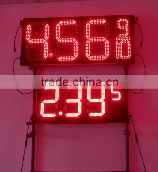 LED Gas Price Sign Changer 12" Red *Value Priced* Ultra Slim-USA Standard