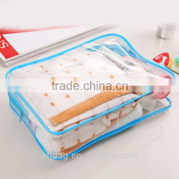 Eco Recycled Retailing Plastic Zipper Fashion&cheap Cosmetic Bag photo-3