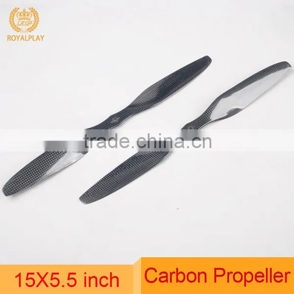 High Quality 1555 Carbon Fiber Cw & CCW Propellers for DJI S800 Hexacopter