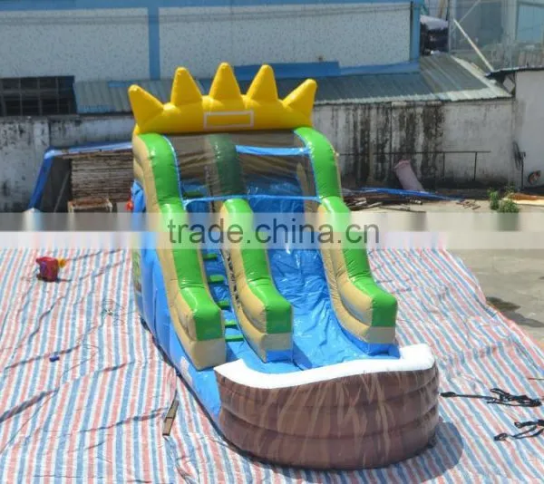 SUNJOY Funny Dolphin Inflatable House Bounce Kids Water Slide photo-6