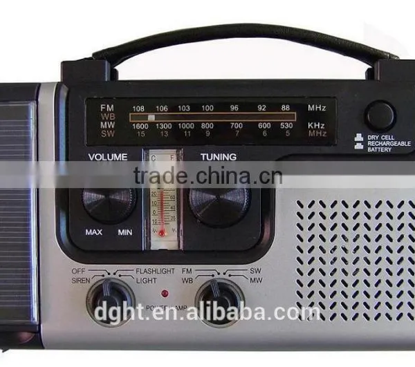 Hot Selling Solar Mobile Flashlight LED Solar Charge Radio