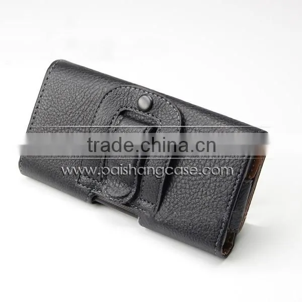 Holster Belt Clip Grain PU Leather Case Cover for Galaxy Note Size