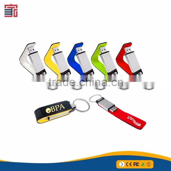 Volume Produce Leather Usb 2.0 Flash Drive photo-2