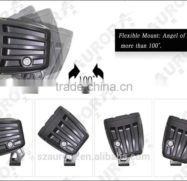 Aurora ISO9001 2'' Amber Work Light Jeep Wrangler photo-4