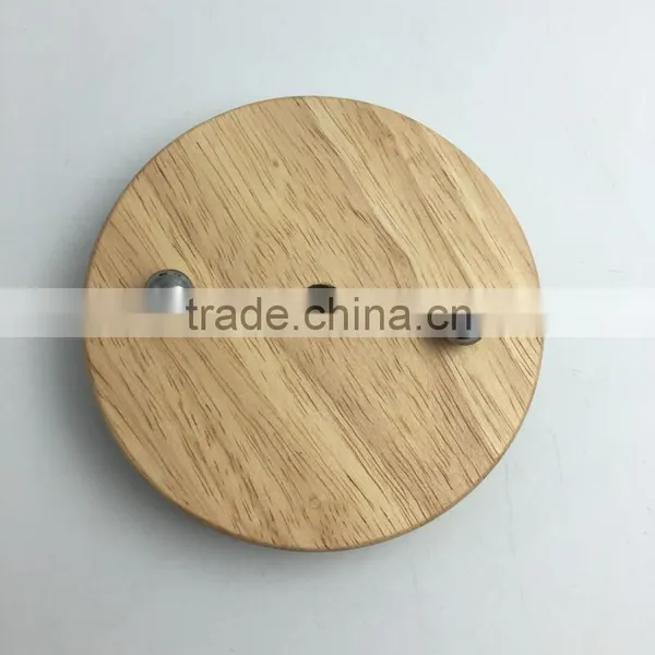 Pendant Light Fixture Wooden Ceiling Rose photo-5