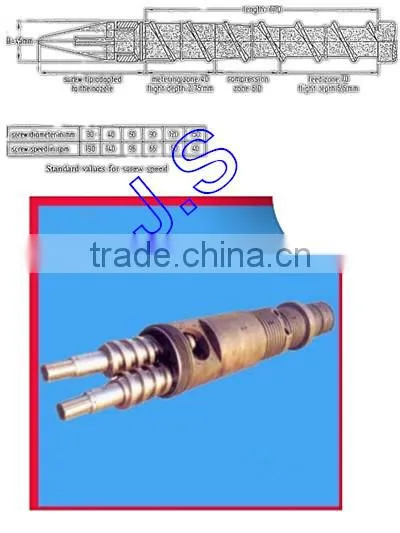 COLD HEAT FEEDING SCREW AND BARREL photo-3