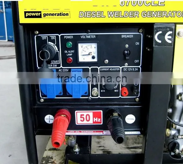 50HZ 60HZ 200A Diesel Welding Generator Open Frame Type 188F photo-2