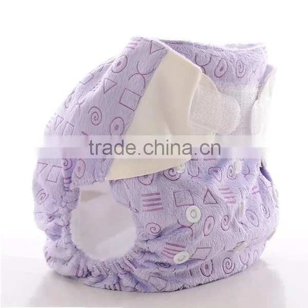 AIO Breathable Printed Reusable Cloth Diaper photo-2