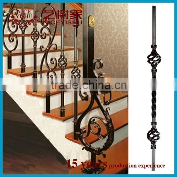 Decorative Wrought Iron Stair Railings Suppliers / Iron Hand Rails photo-6