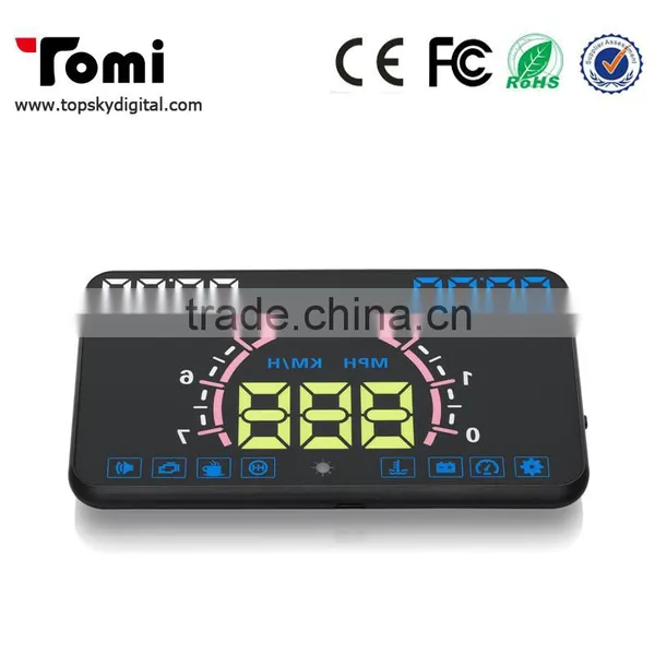 Newest E350 HUD Head Up Display 5.8 Inch HUD E350 Support Cars With OBD2 and EUOBD Port Speeding Warning photo-5