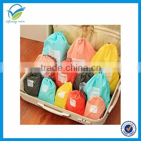 Waterproof Nylon Drawstring Bags Ditty Bag Cord Bag for Home Storage Travel Use 4 Different Size photo-3