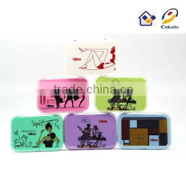 A-8036 Purple New Couple Free Color Contacts Lens Case