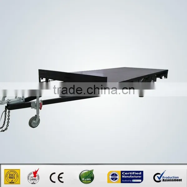 Heavy load capacity with CE approved car trailer