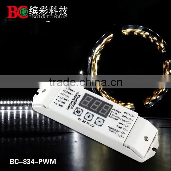 Bincolor DMX512 to 0-10v LED Dimming Signal Converter photo-4