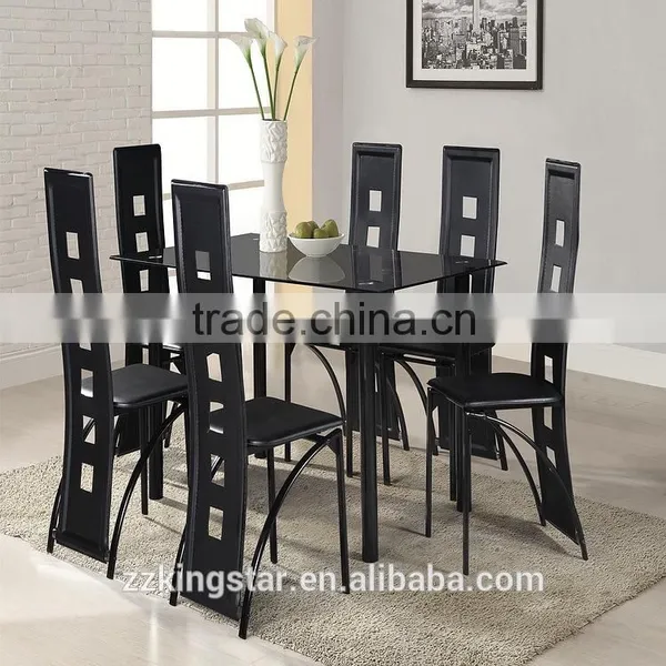 Top Quality New Tempered Glass Dining Table